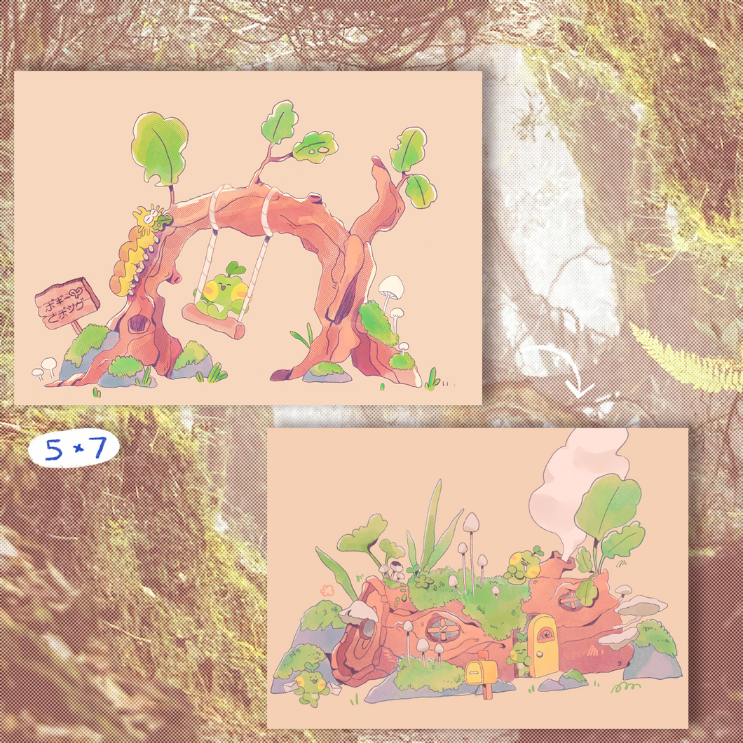 Tiny Forest Home ✿ Art Print Bundle