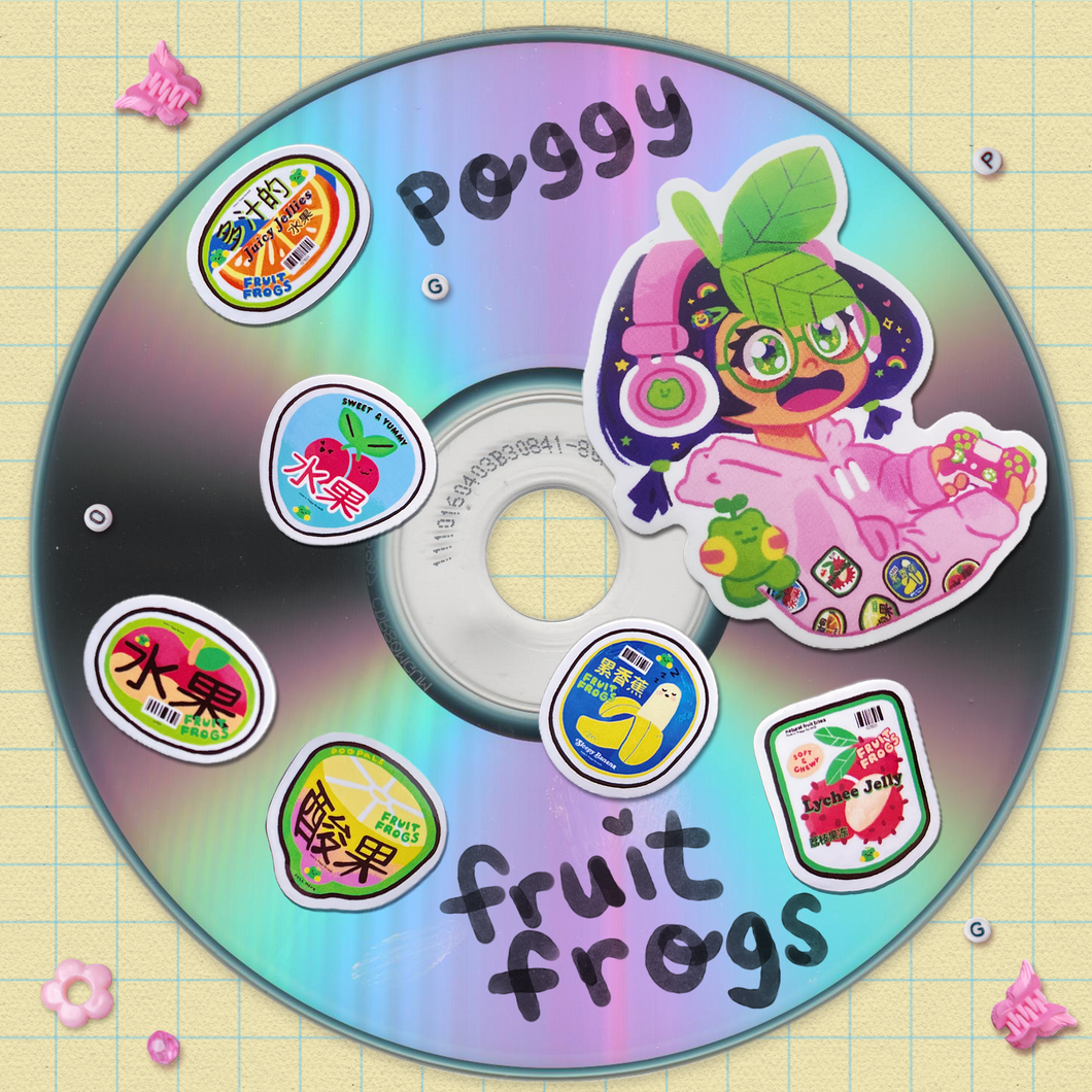Poggy + Fruit Frogs ✿ Sticker Pack