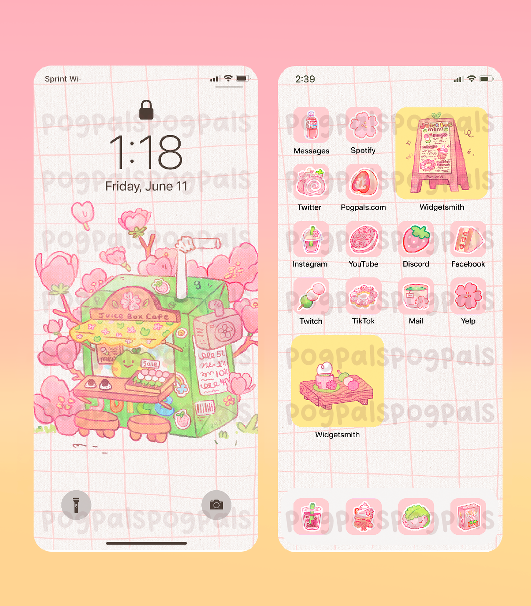 Pink Treats ✿ Wallpaper + Icon Pack