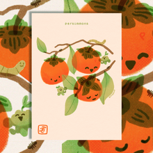 Load image into Gallery viewer, Amma&#39;s Persimmons ✿ Art Print
