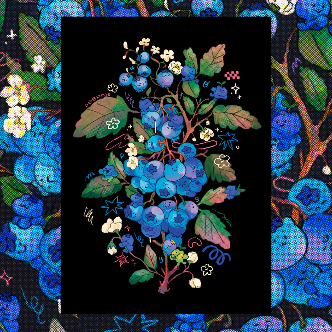 Bluebs ✿ Art Print