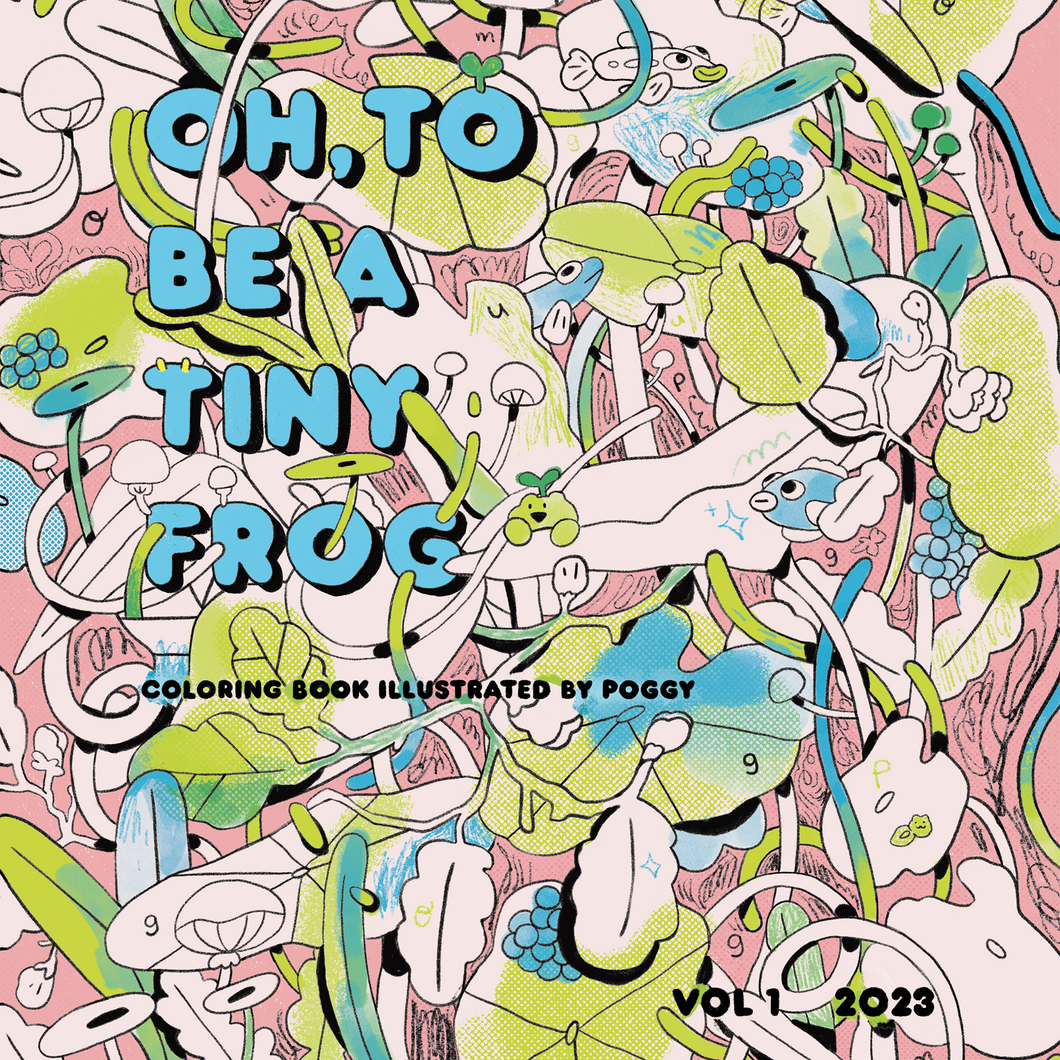 Oh To Be a Tiny Frog VOL 1. ✿ Coloring Book
