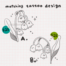 Load image into Gallery viewer, Matching Tattoo ✿ Lily of the Valley
