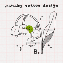 Load image into Gallery viewer, Matching Tattoo ✿ Lily of the Valley
