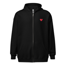 Load image into Gallery viewer, Stethoscope Heart Zip Up Hoodie
