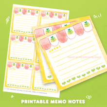 Load image into Gallery viewer, Froggy Cafe ✿ Printable Memo Notes
