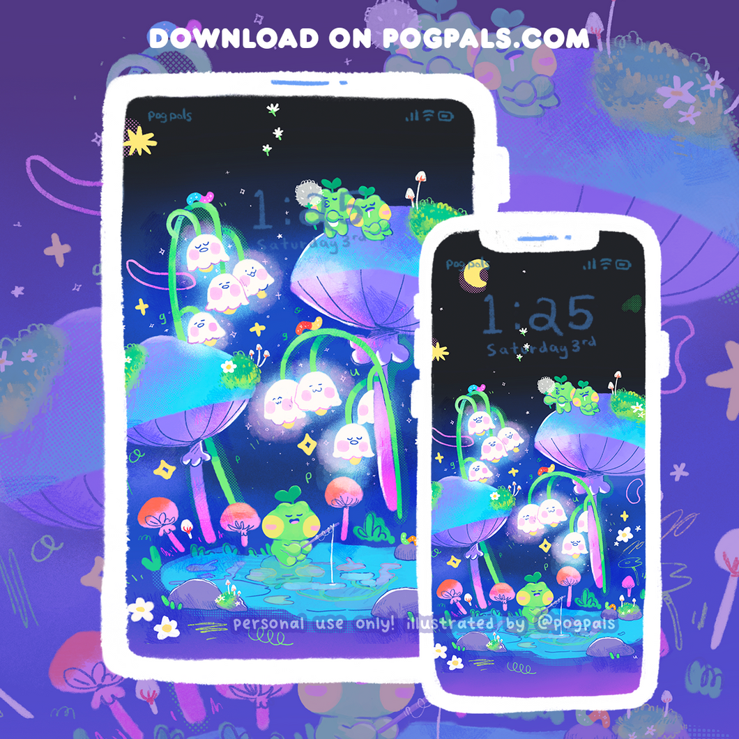 Fairy Pond ✿ Digital Wallpaper