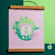 Load image into Gallery viewer, Froggy Tamagotchi ✿ Art Print

