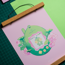 Load image into Gallery viewer, Froggy Tamagotchi ✿ Art Print
