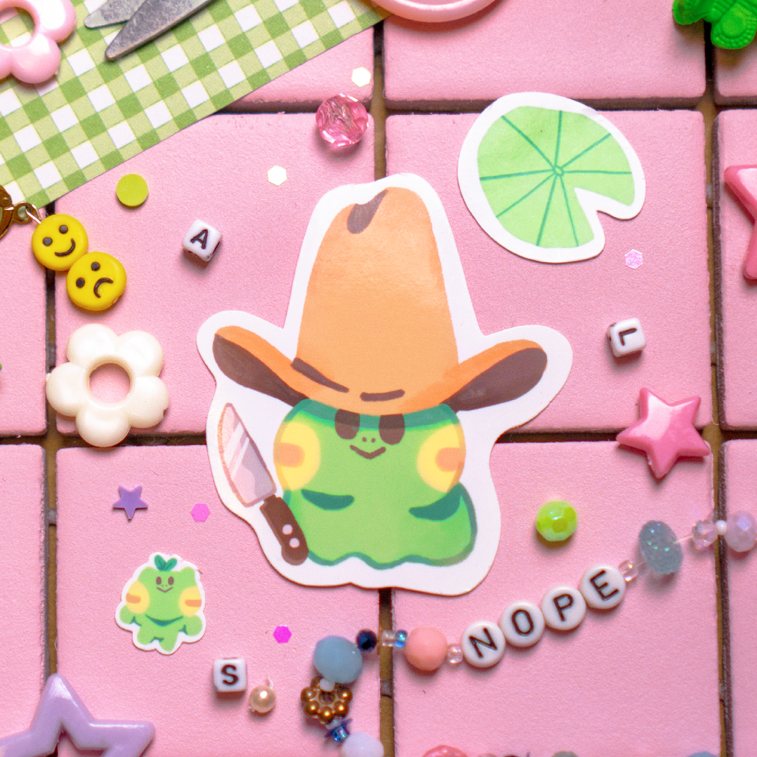 Cowboy Poggu ✿ Sticker