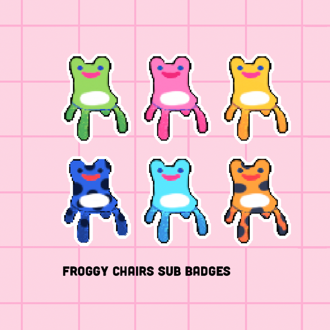 Froggy Chairs Sub Badges