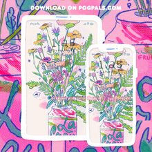 Load image into Gallery viewer, Passion Fruit Summer Flowers ✿ Digital Wallpaper
