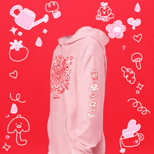 Load image into Gallery viewer, Pink Tamagotchi Doodle ✿ Unisex Soft Hoodie
