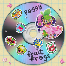 Load image into Gallery viewer, Poggy + Fruit Frogs ✿ Sticker Pack

