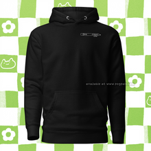Load image into Gallery viewer, Pond Plants ✿ Unisex Soft Black Hoodie
